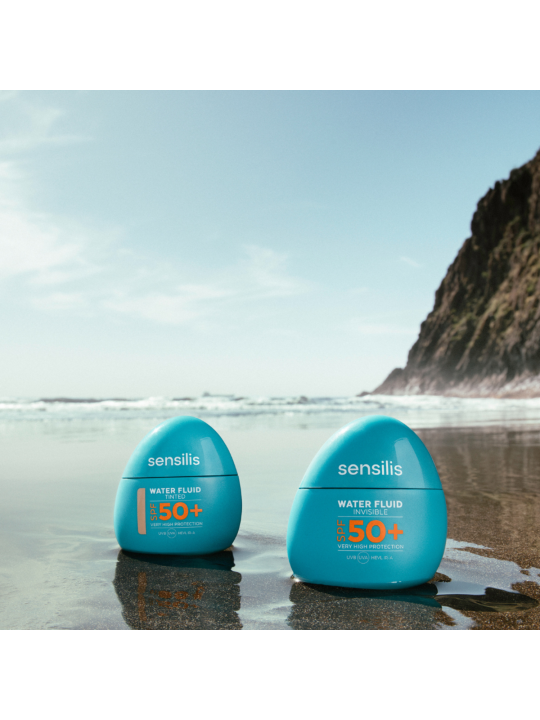 Sensilis water fluid SPF50+ con color 40 ml