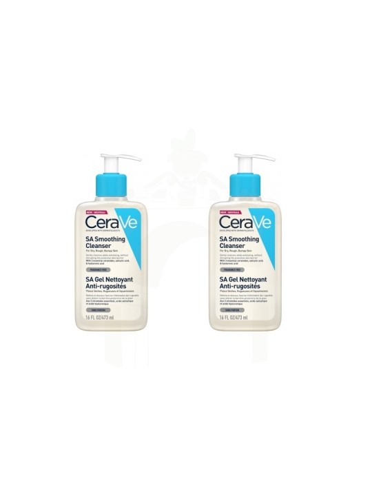 Cerave limpiador anti-rugosidades 2 X 473 ml 25% en 2º unidad