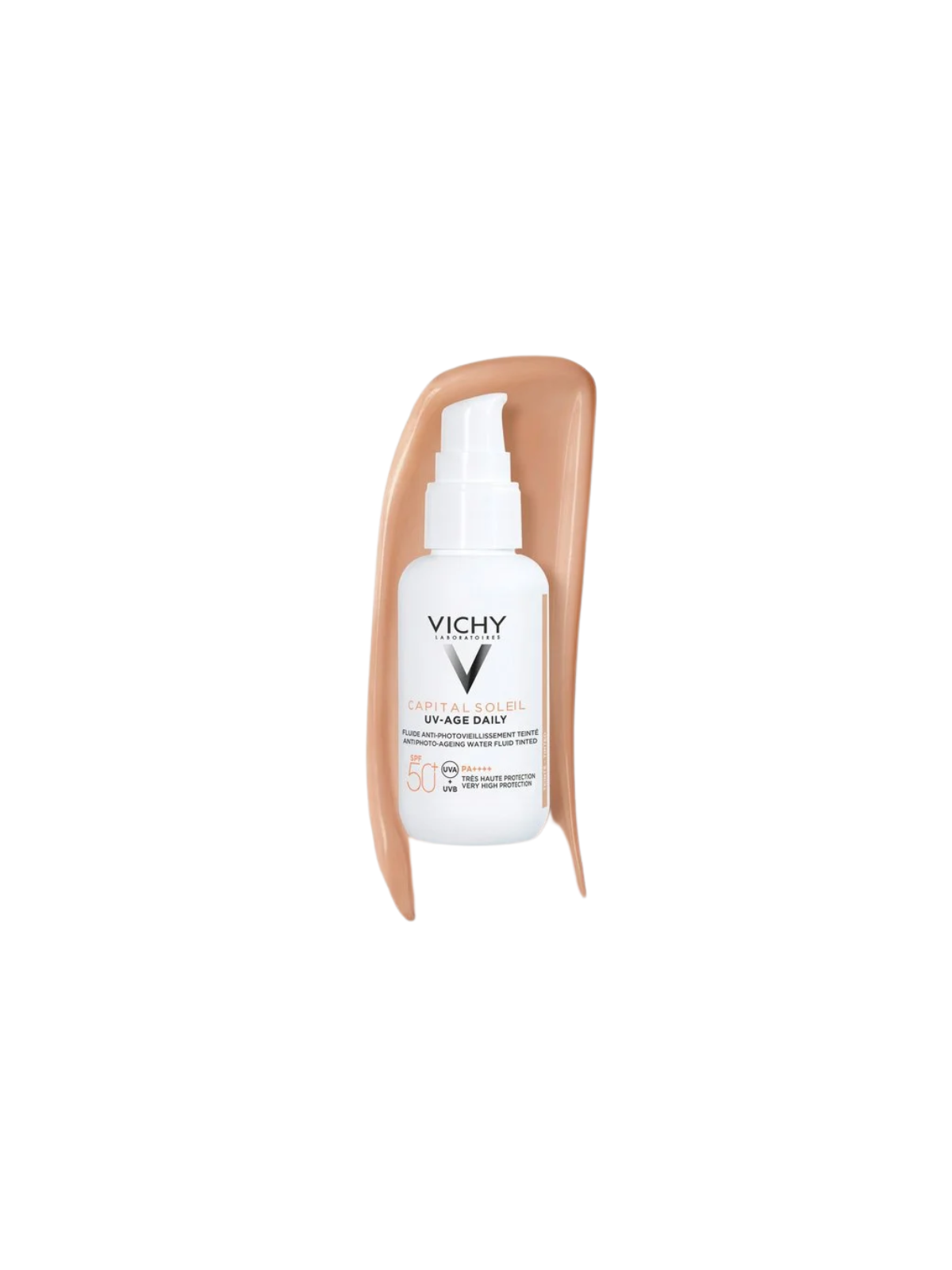 Vichy Capital Soleil Water Fluid Age SPF 50 con Color 40 ml