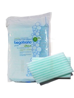 Esponja con jabon begobaño 24 u
