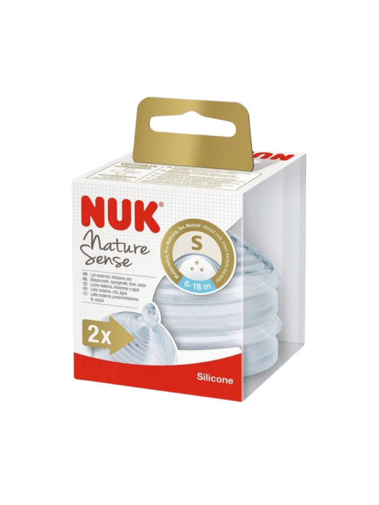 Tetina silicona anticolico nuk nature sense 2uds S
