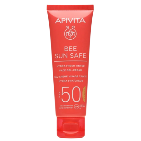 Apivita bee sun safe spf 50 gel crema con color 50 ml