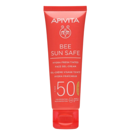 Apivita bee sun safe spf 50 crema facial con color