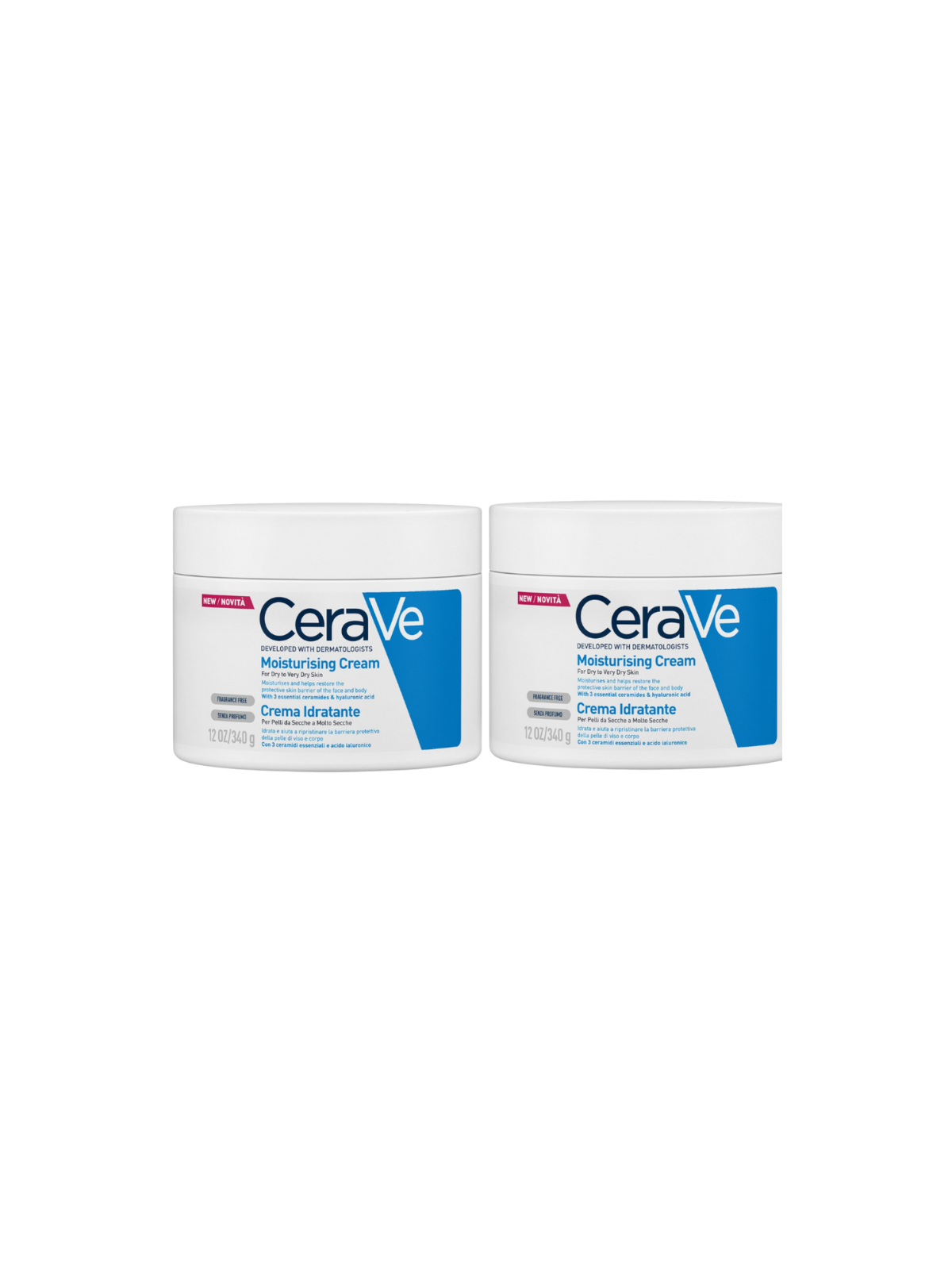 Cerave duplo crema hidratante 2 x 340g