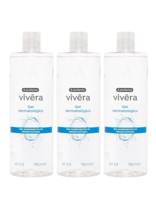 Acofar Vivera 0% gel dermatológico 3x750 ml