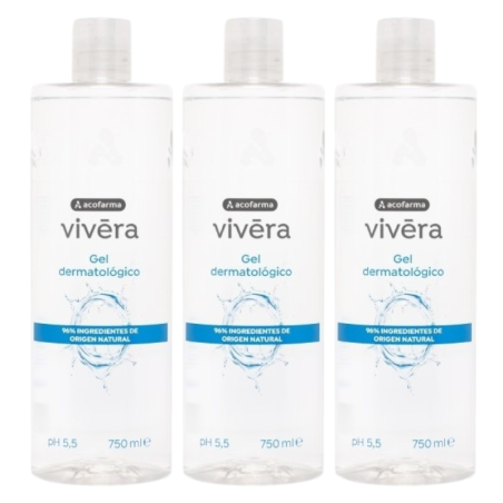Acofar Vivera 0% gel dermatológico 3x750 ml
