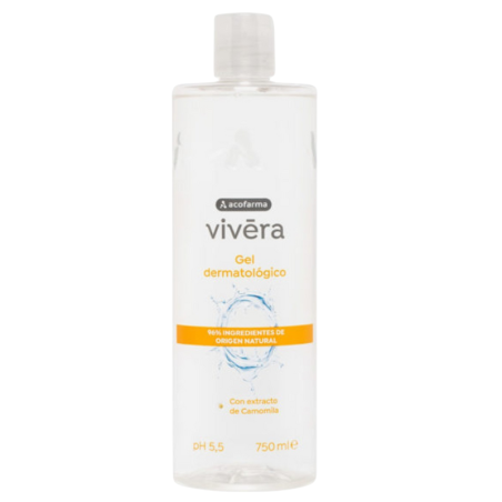Acofarma Vivera Camomila gel dermatológico cero 750 ml
