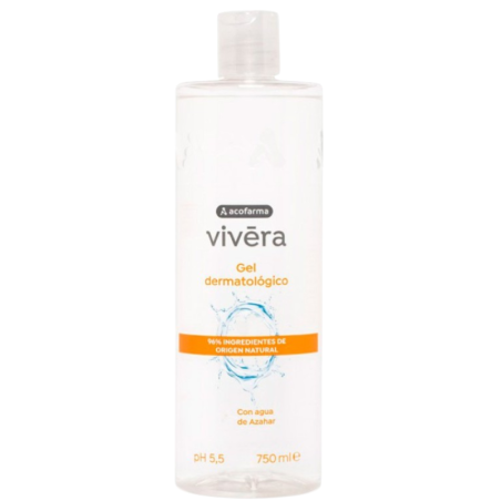 Acofarma Vivera Flor de Azahar gel dermatológico cero 750 ml