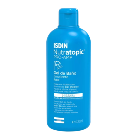 Isdin nutratopic pro-amp gel baño emoliente 400ml