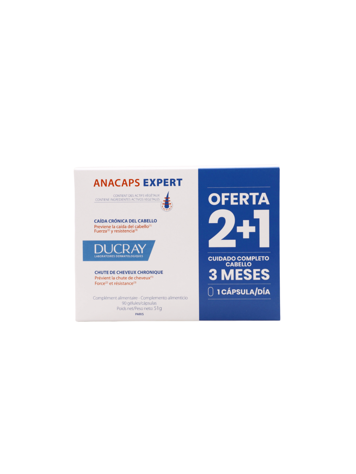 Ducray Anacaps Expert 90 cápsulas