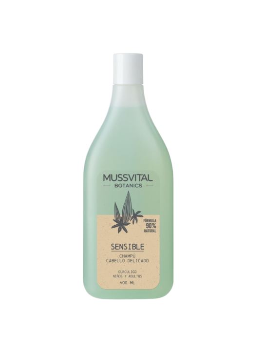 Mussvital botanics champú cabello sensible y delicado 1 envase 400ml