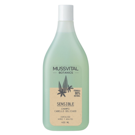 Mussvital botanics champú cabello sensible y delicado 1 envase 400ml