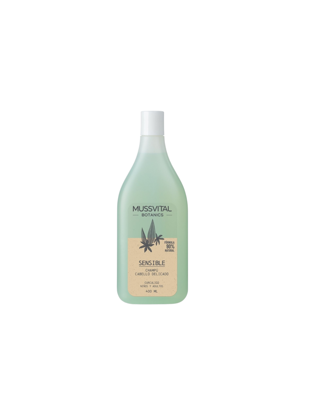 Mussvital botanics champú cabello sensible y delicado 1 envase 400ml