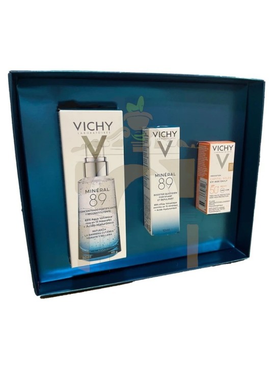 VICHY COFRE MINERAL 89 HIDRATANTE 50ML + MINERAL 89 SERUM 10 ML