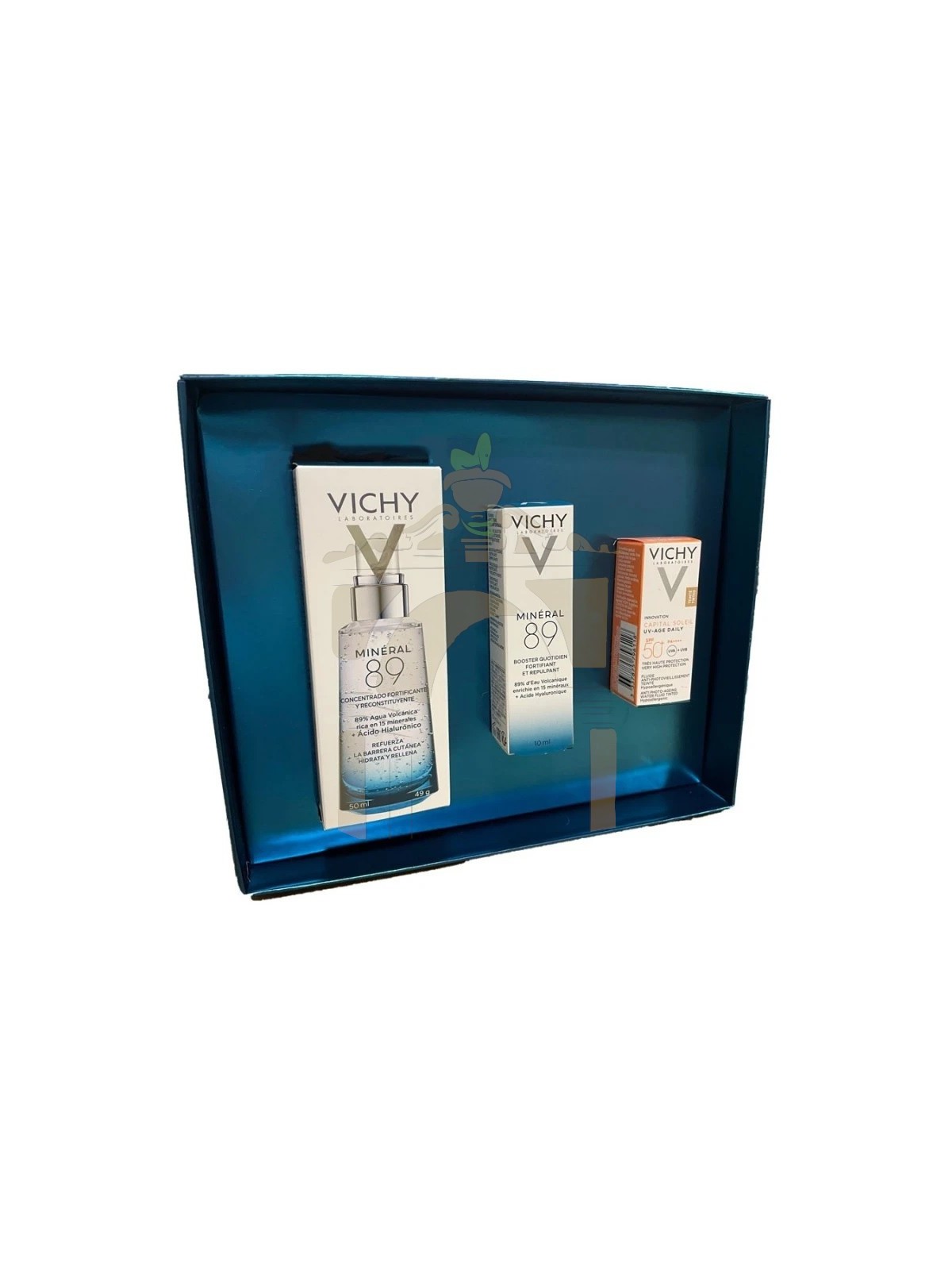 VICHY COFRE MINERAL 89 HIDRATANTE 50ML + MINERAL 89 SERUM 10 ML