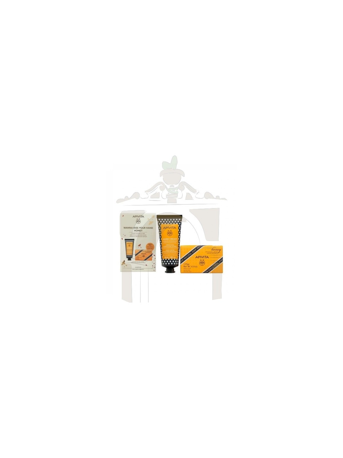 Apivita pack crema de manos y pastilla de jabón