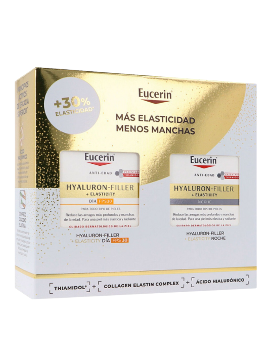 Eucerin Pack Hyaluron Filler Elasticity DÍa SPF 30 y Hyaluron Filler Elasticity Noche