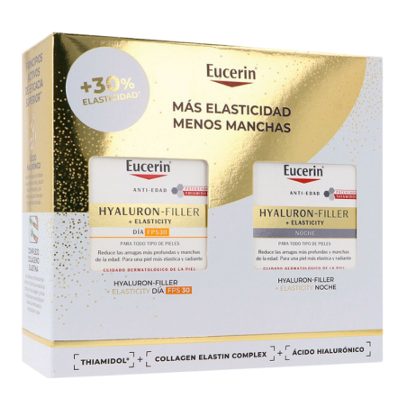 Eucerin Pack Hyaluron Filler Elasticity DÍa SPF 30 y Hyaluron Filler Elasticity Noche