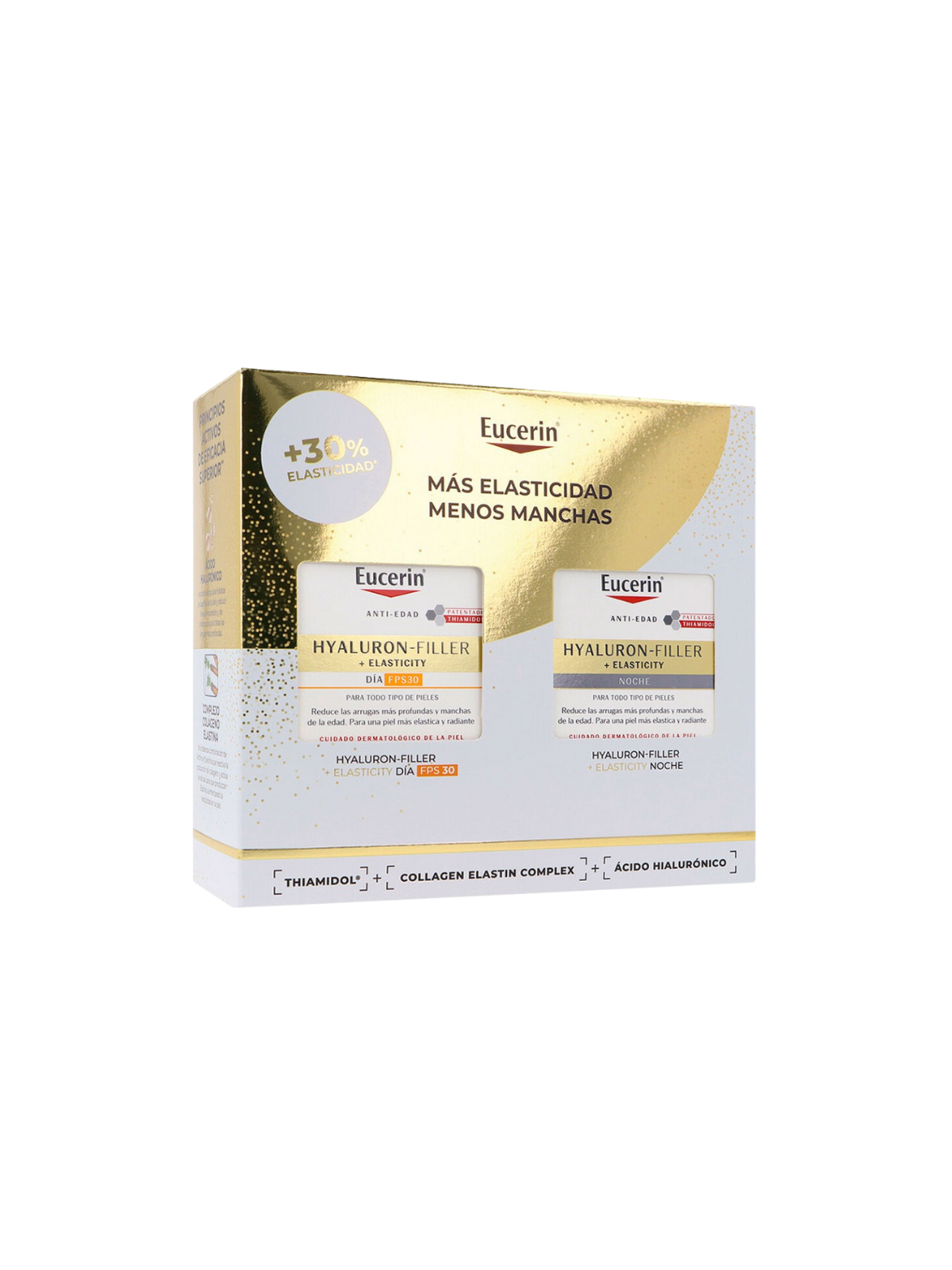Eucerin Pack Hyaluron Filler Elasticity DÍa SPF 30 y Hyaluron Filler Elasticity Noche