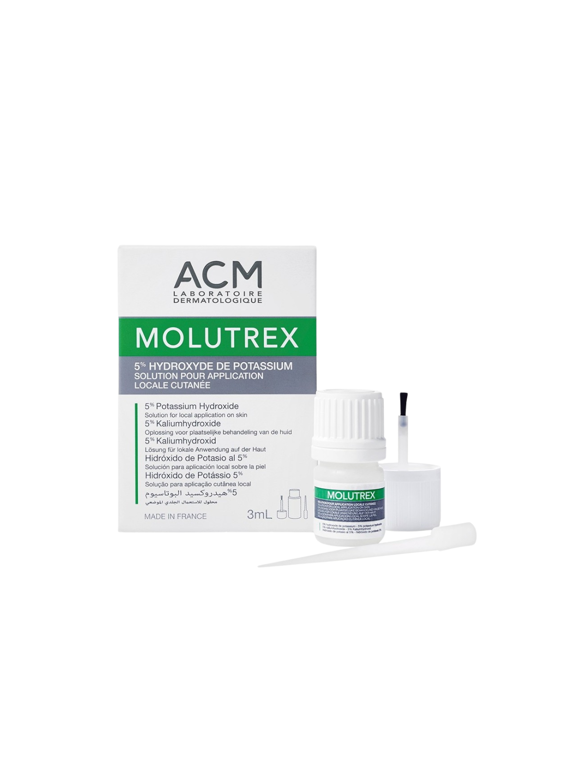 ACM Molutrex solución frasco aplicador 3 ml