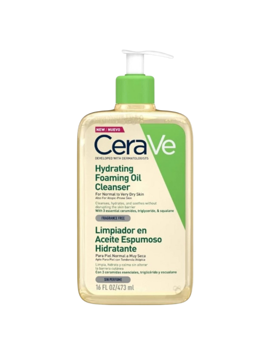 Cerave limpiador aceite espumoso hidratante