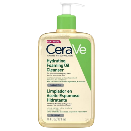 Cerave limpiador aceite espumoso hidratante