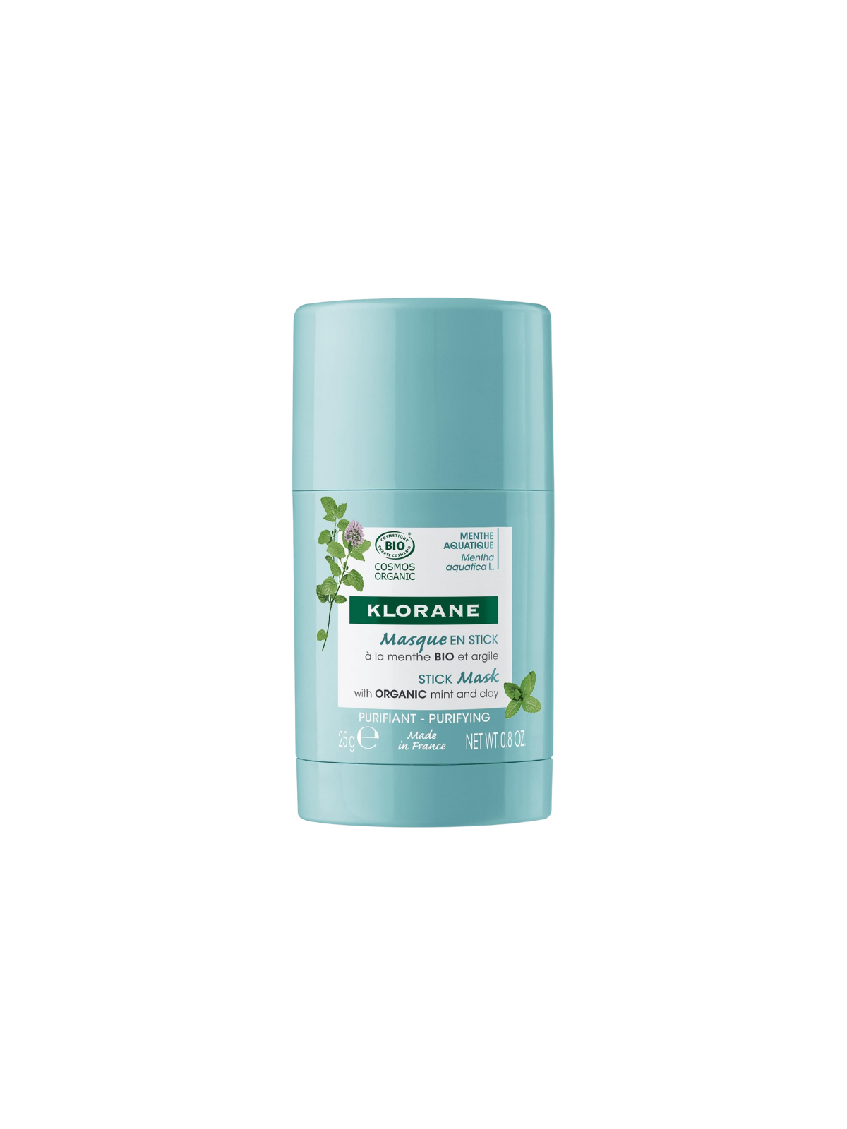Klorane mascarilla en stick a la menta bio y arcilla