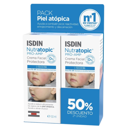 ISDIN nutratopic crema facial duplo 50ml