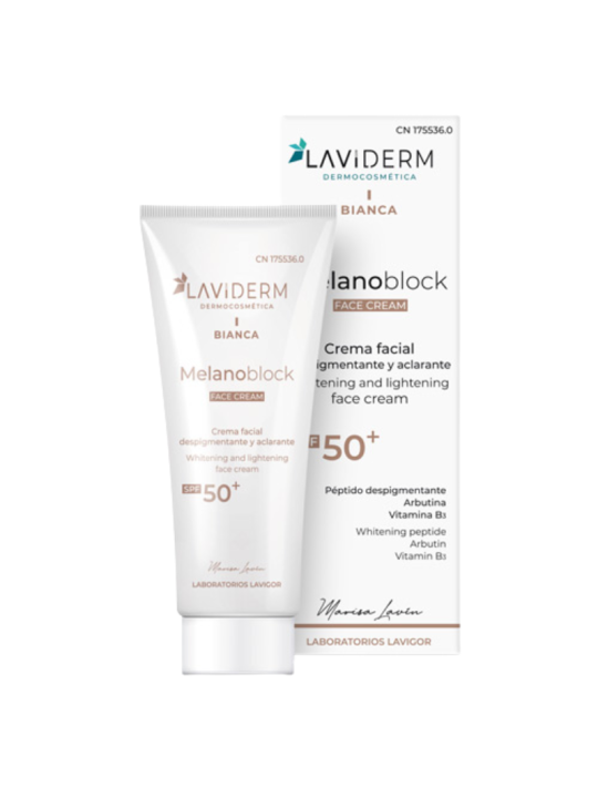 Laviderm melanoblock crema facial despigmentante spf 50+