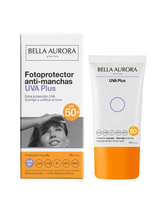 Bella aurora uva plus protect fotoprotector anti-manchas spf 50+  50 ml