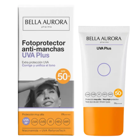 Bella aurora uva plus protect fotoprotector anti-manchas spf 50+  50 ml