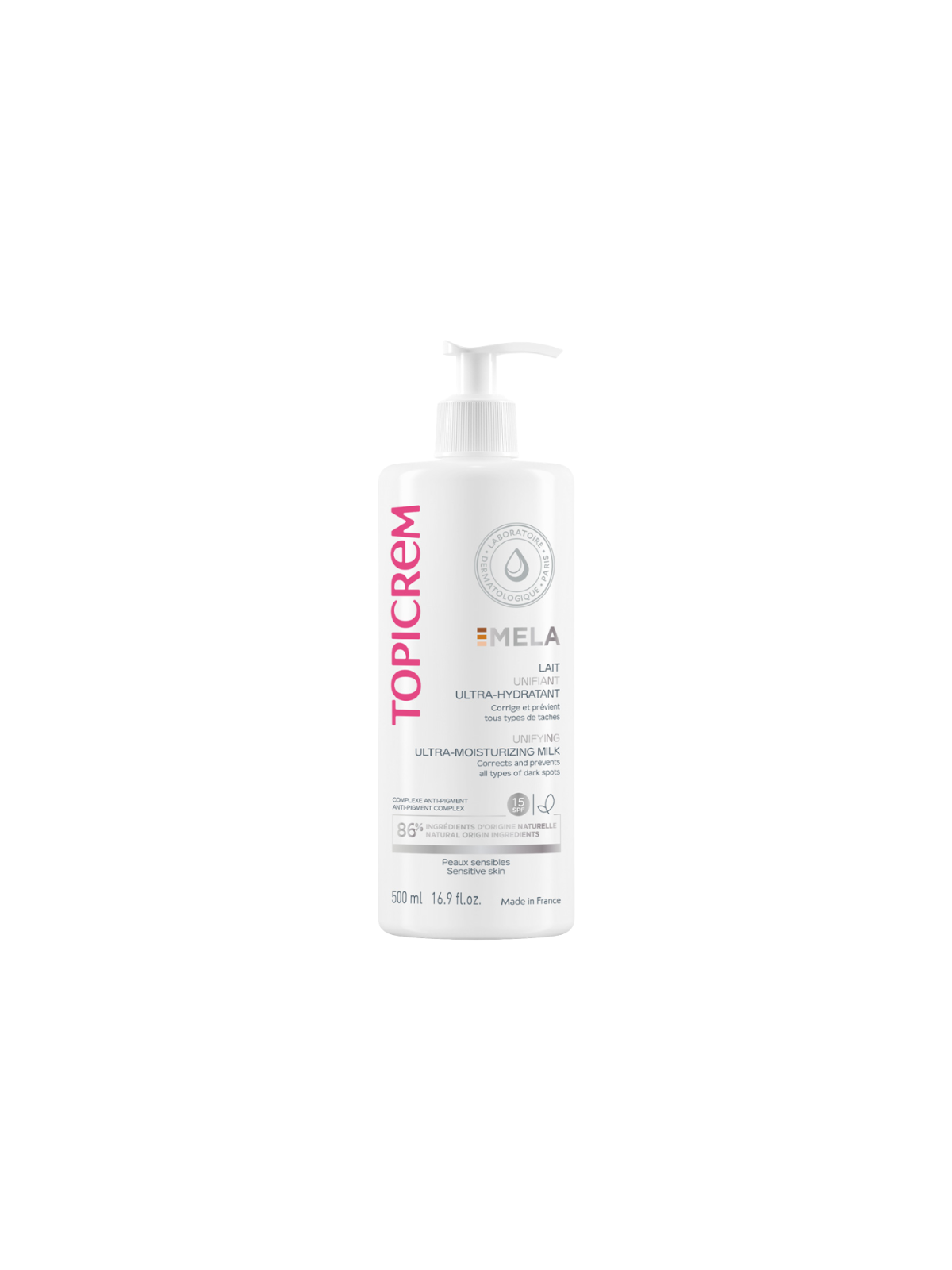 Topicrem Mela Leche Unificadora Ultra-Hidratante 500 ml