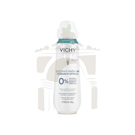 Vichy Desodorante Mineral Tolerancia Optima spray 48 H 100 ml