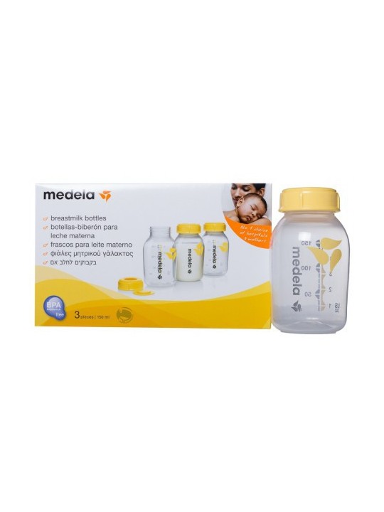 Medela biberon pack de 3 uds