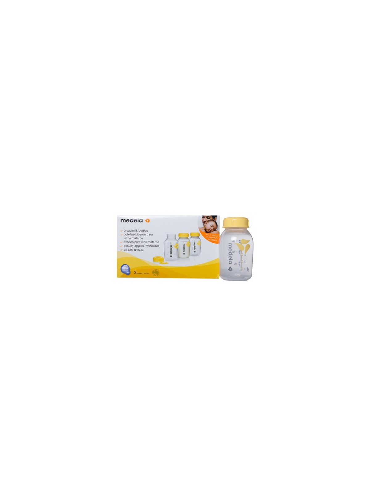 Medela biberon pack de 3 uds