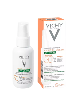 Vichy Capital Soleil UV Clear Water Fluido SPF 50 40 ml