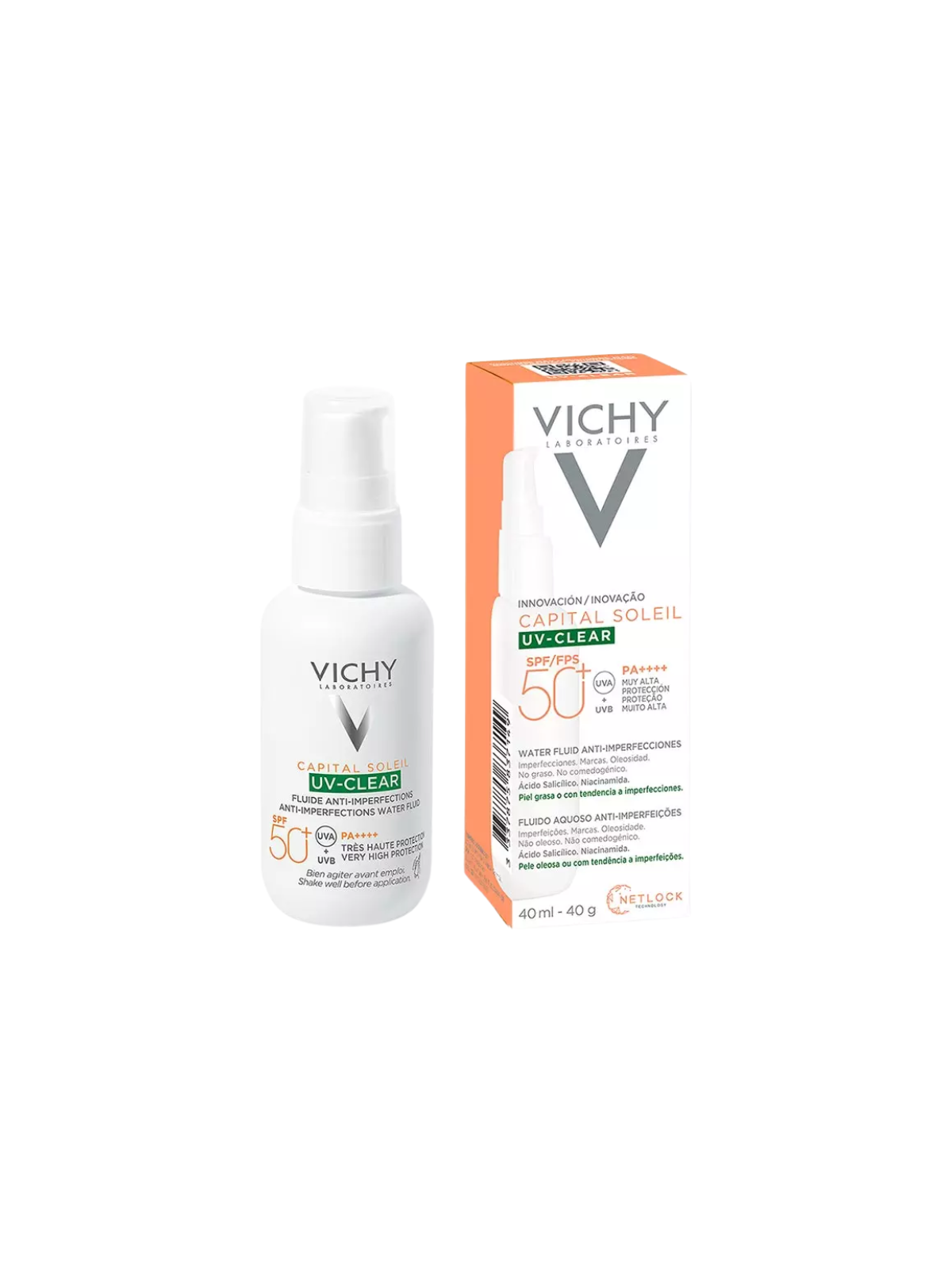Vichy Capital Soleil UV Clear Water Fluido SPF 50 40 ml