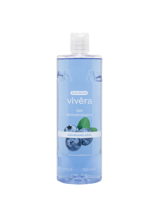 Acofarma Vivera Gel Dermatológico Arándano Azul 750 ml