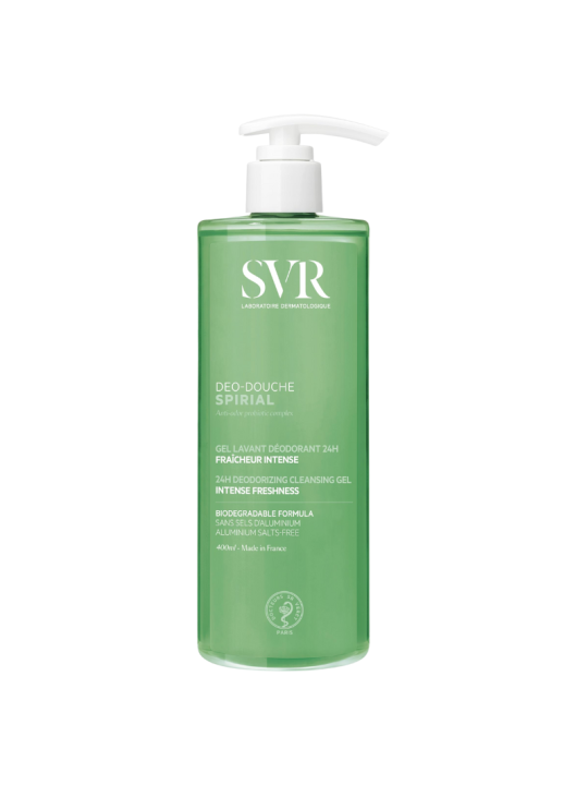 SVR Spirial Gel Lavante Desodorante Deo-Douche 400 ML