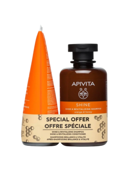 Apivita champu revitalizante naranja & miel + acondicionador