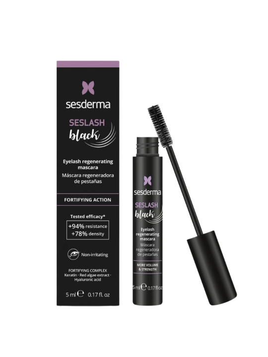 Seslash Black Máscara Regenadora Pestañas 5 ml