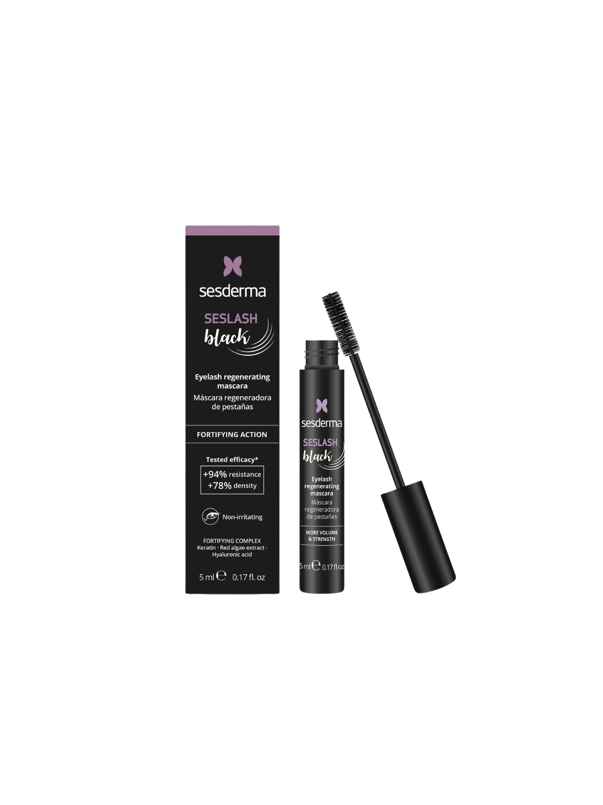 Seslash Black Máscara Regenadora Pestañas 5 ml