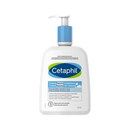 Cetaphil crema espuma limpiadora 1 envase 473ml