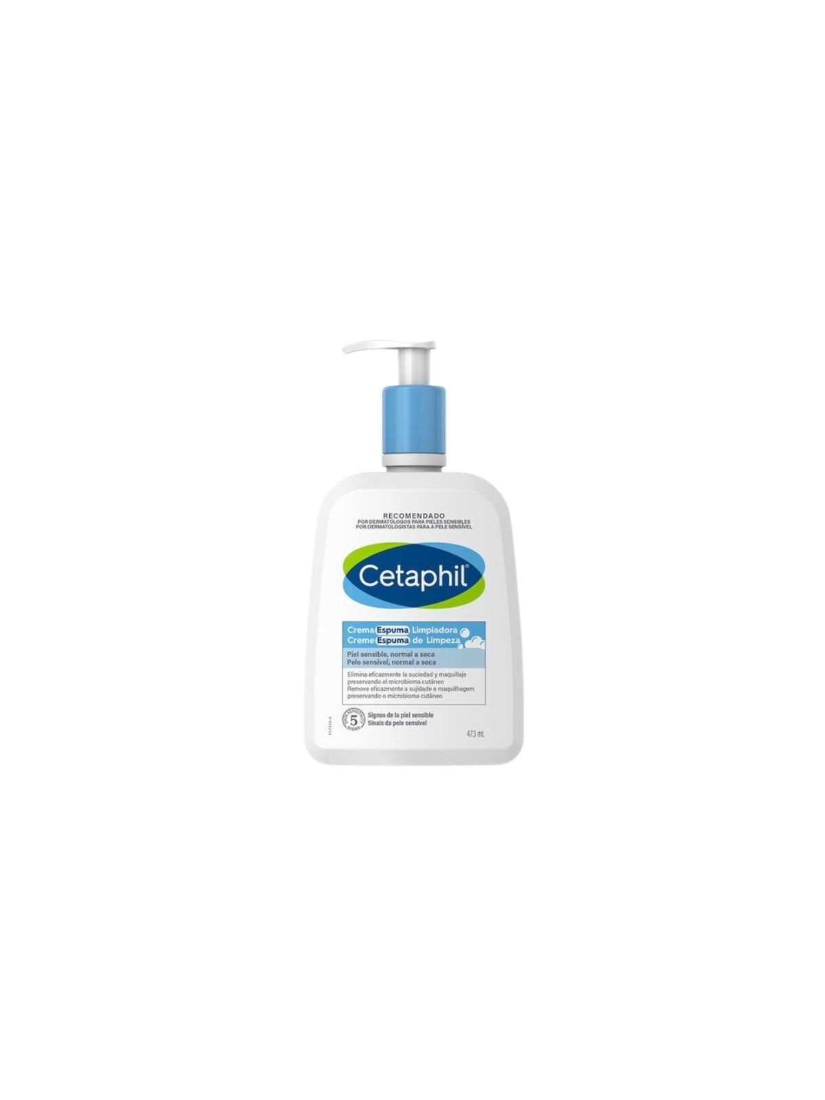 Cetaphil crema espuma limpiadora 1 envase 473ml