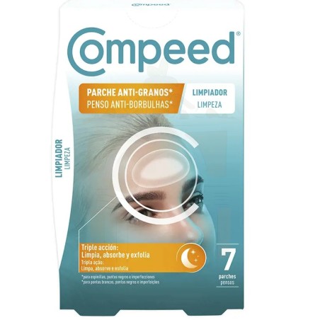 Compeed parche anti-granos limpiador triple acción 7 unidades