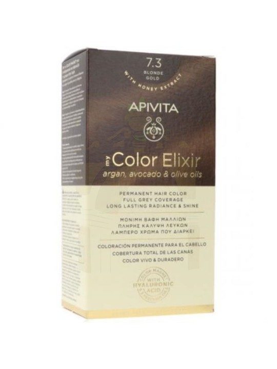 Apivita color elixir 7.3 argán aguacate oliva
