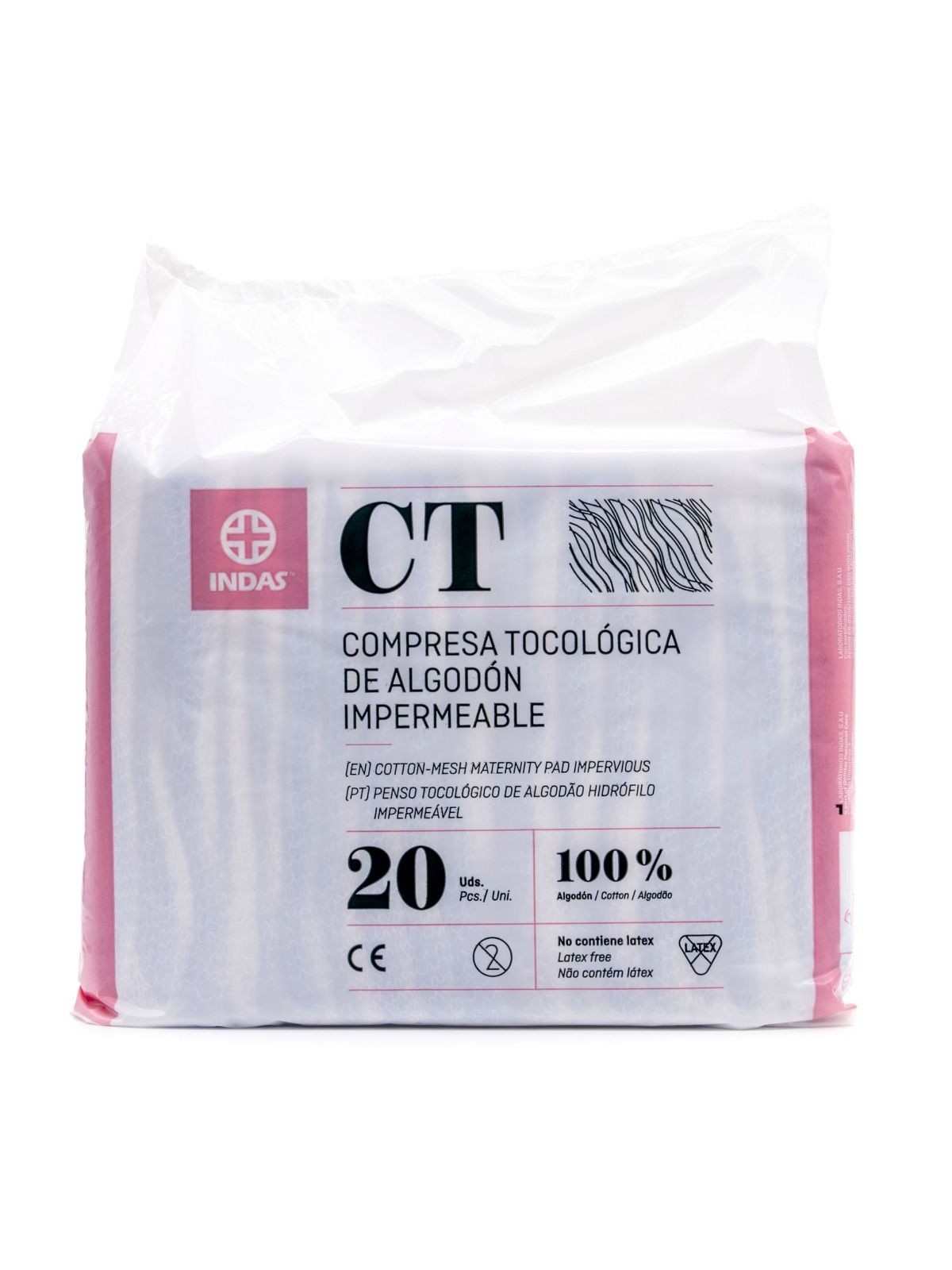 Indas compresas tocologicas 20 uds