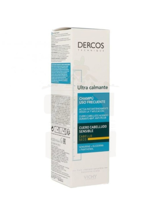 Vichy dercos champú calmante cabello seco 200ML