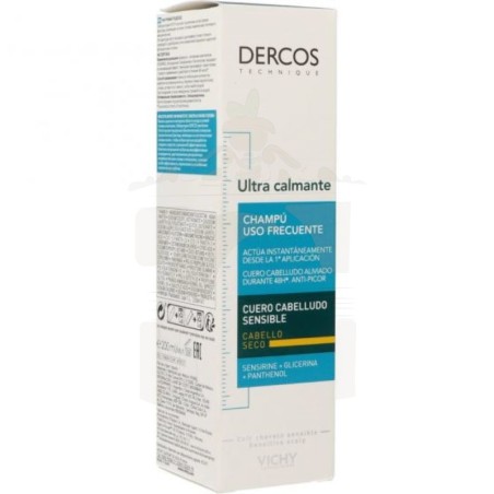 Vichy dercos champú calmante cabello seco 200ML