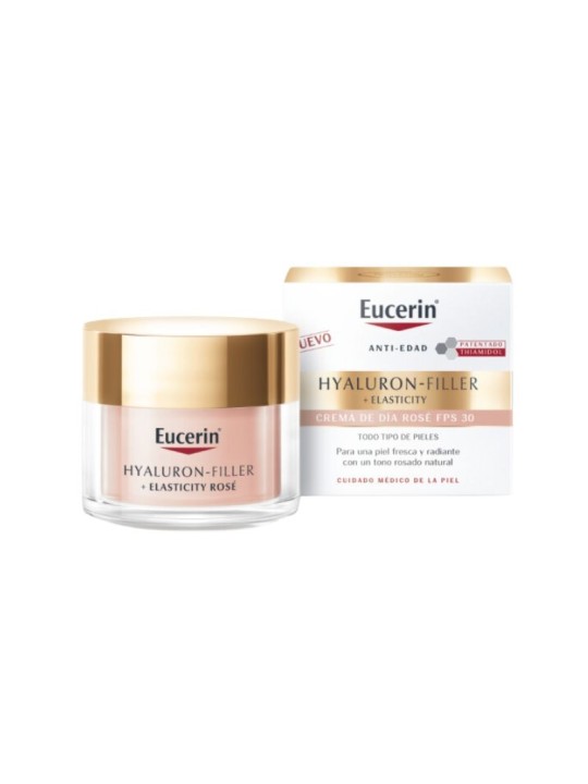 Eucerin hyaluron-filler crema de día rose fps 30 - 1 envase 50ml